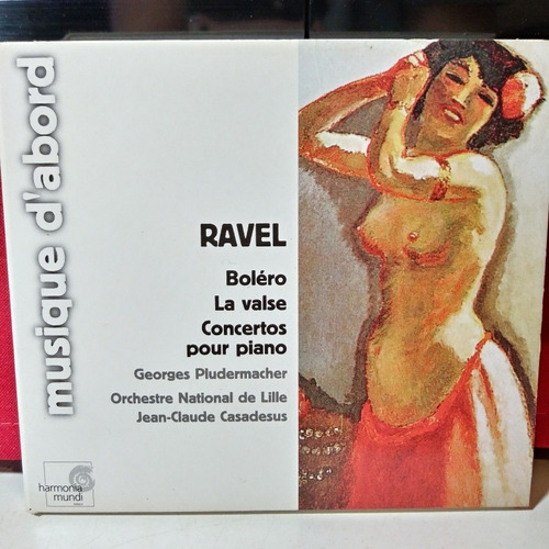 Ravel Boléro La Valse Conc Piano Cd Pluderwacher - Casadesus