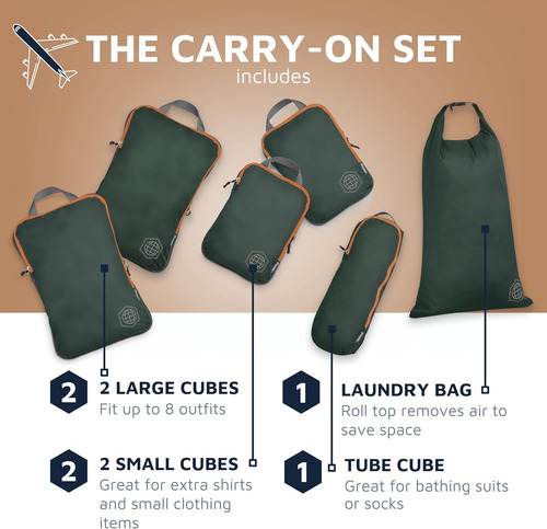 Cubos De Compresión Para Viajes - Maletas Y Mochilas.