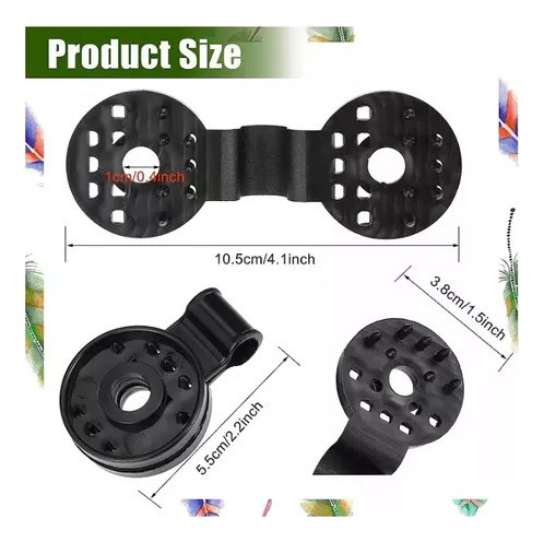 R Conector Bridge Clip Para Pantalla Sombrite, 50 Unidades