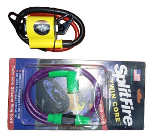 Bobina Racing Cable Alta Spliftifire Morada 