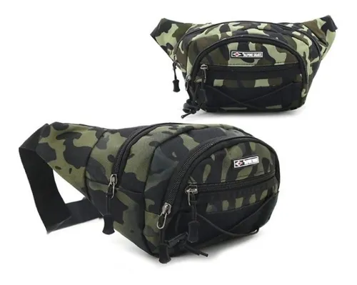 Riñonera Alpine Skate Tactica Militar Reforzada Camuflado