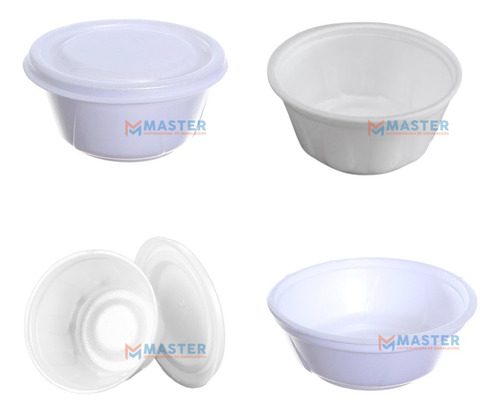 Imagem 4 de 9 de 400un - Cumbuca Isopor 300ml Para Caldos Quentes E Sopa