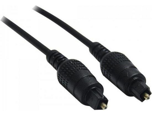 Cabo De Fibra Ótica Storm 2,2mm Toslink/toslink Preto 2m