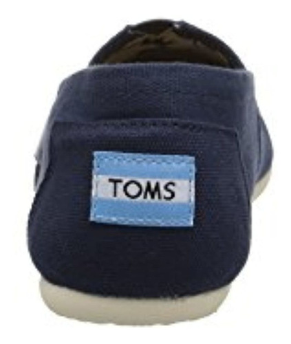 Toms Womens Classics Navy Canvas 001001b07-nvy Mujer 8.5