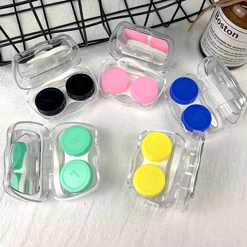 12 Piezas Estuches Para Pupilentes Lentes De Contacto