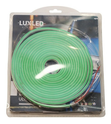 Rollo Led Neon Ultra Brilloso 5 Mtr 12v Flexible Verde