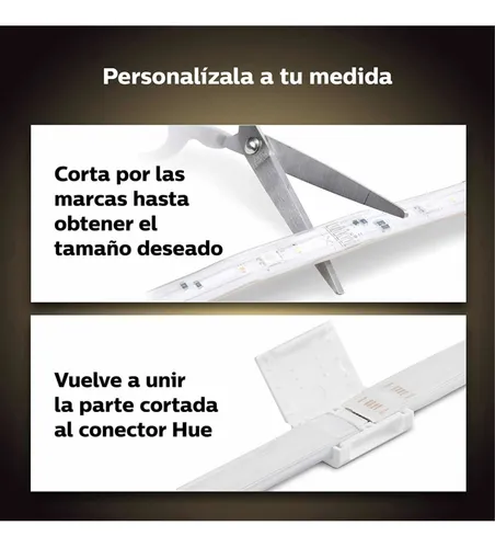 Kit Philips Hue Lightstrip Plus V4 Bluetooth 4 Metros