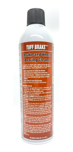 Limpiador De Frenos, Discos Y Piezas Tuff Brake 14 Oz.