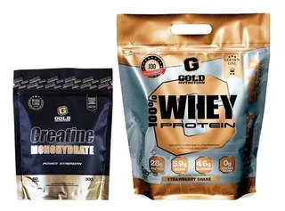 Gold Nutrition Whey Protein 5lb + Creatine Monohydrate 300gr