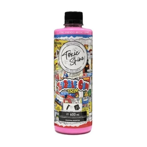 Bubble Gum Trim Acondicionador De Interior Toxic Shine 600cc