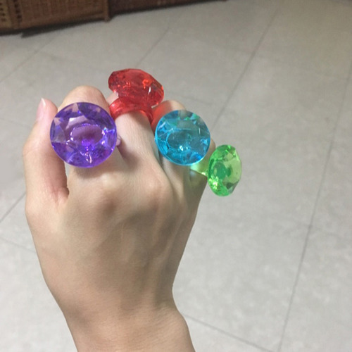 Rhinestones Gems Toy Acrylic 74 Pcs