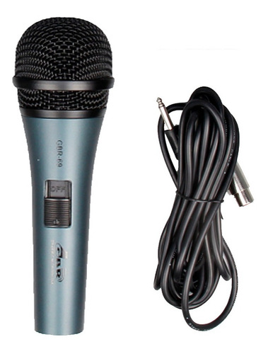 Microfóno De Mano Gbr - 69 Profesional C/cable 4,5 Mts