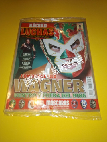 Lucha Libre Revista Record #2encelofanada Dr Wagner Concards