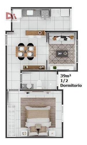 Imagem 10 de 12 de Apartamento Com 2 Dormitórios À Venda, 50 M² Por R$ 199.900,00 - Chácara Do Visconde - Taubaté/sp - Ap0004