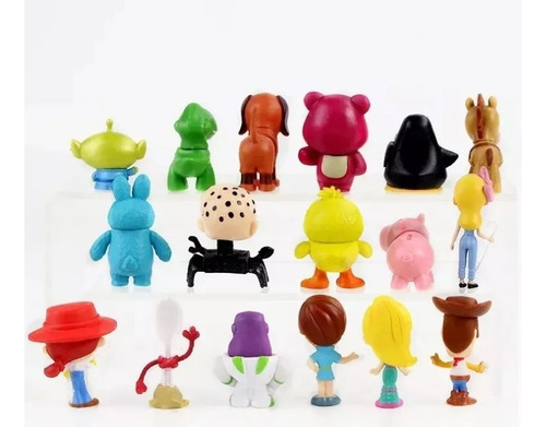 Kit Com 17 Miniaturas Do Toy Story - Woody, Buzz, Jessie 4cm