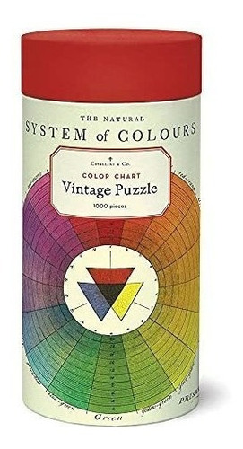 Rompecabezas Estilo Vintage Diseño Sistema Del Color