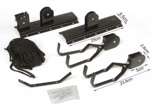 Imagen 7 de 10 de Soporte Porta Bicicleta Para Colgar Gancho Reforzado Techo