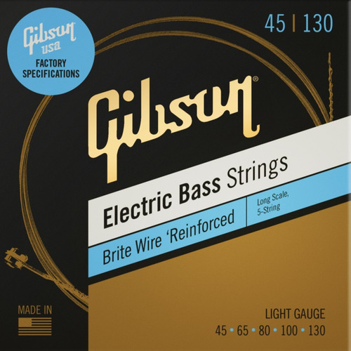 Imagem 1 de 2 de Gibson Cordas Baixo 045.130 Brite Wire 5 String Long Scale