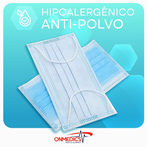 Imagen 5 de 8 de Cubrebocas Tricapa Termosellado Mascarilla Plisado 300 Pz