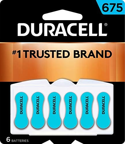 Duracell Hearing Aid Batteries Size 675 (blue) Long Las