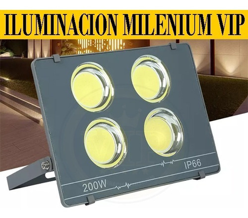 Reflector Lampara Led 200w Para Exterior Ip66 Iluminacion 