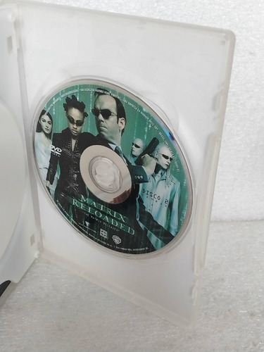 Dvd Duplo Filme Matrix Reloaded Keanu Reeves E L. Fishburne