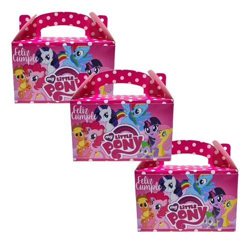 Caja Para Dulces Sorpresa My Little Pony Cumpleaños