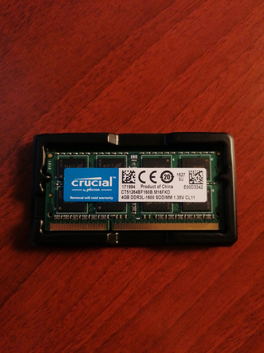 Memoria Ram Crucial 4gb Ddr3l