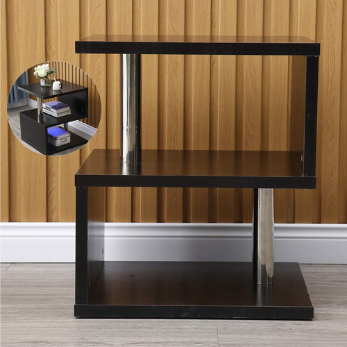 Mesa Auxiliar Moderna Y Simple Mesita De Noche Led En Forma