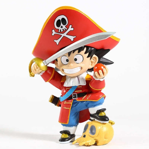 Muñeco Figura Dragon Ball Goku Pirata Coleccionable