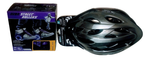 Patines Neon Street Rollers + Casco Helmet