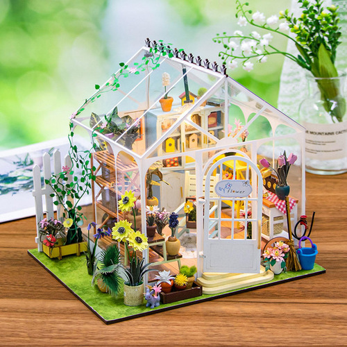 Kits De Casas De Muñecas En Miniatura Para Hacer Tú Mismo