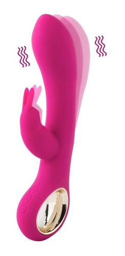 Vibrador Doble Vagina Clítoris Ano Consolador Recargable