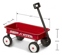 Comprar Juguete Clasico Carrito Rojo Radio Flyer Wagon Vagon 42cm