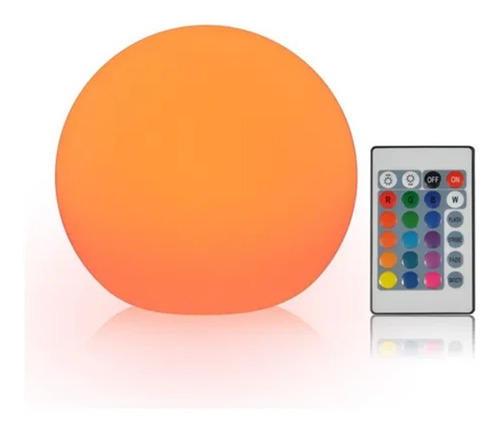 Imagem 2 de 3 de Esfera 50 Cm - Bola Led Rgb - Para Jardins E Sacadas
