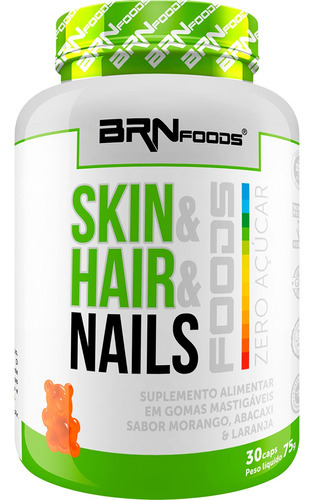 Multivitamínico Skin Hair Nails - Brn Foods Sabor Sortido