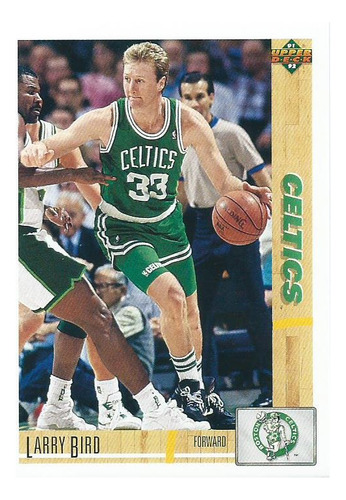 Barajita Larry Bird Upper Deck 1991  #344 Celtics