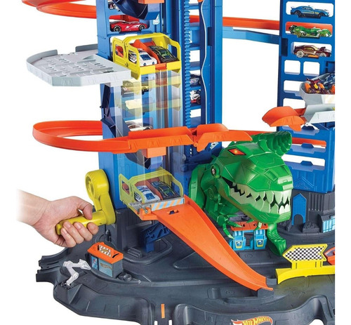 Imagen 6 de 6 de Pista De Juguete Hot Wheels City Ultimate Garage
