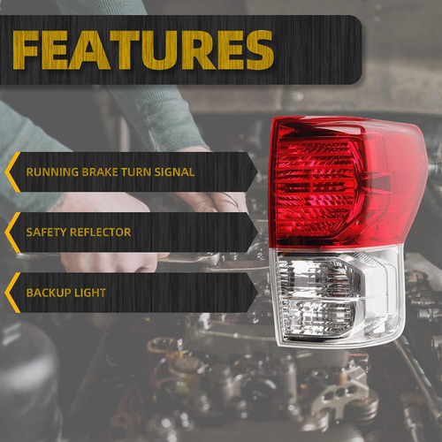 Luces Traseras Derechas, Conjunto De Lámparas De Freno Compa