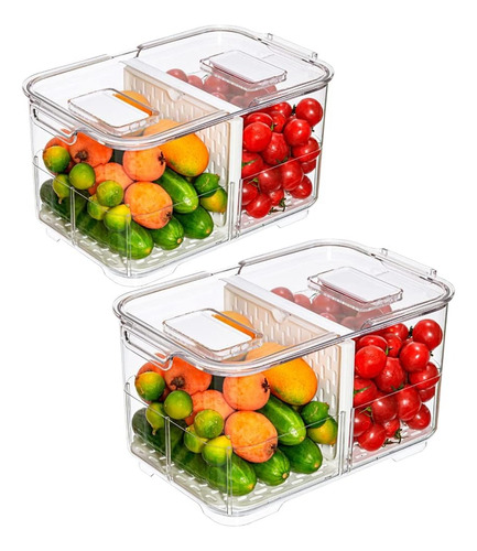 Organizador De Frutas Y Verduras Contenedores Frescos Tapas