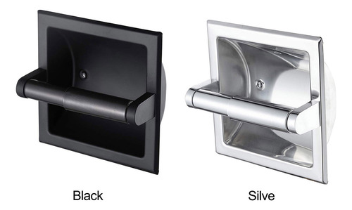 Bnb Soporte De Papel Higiénico Integrado Negro