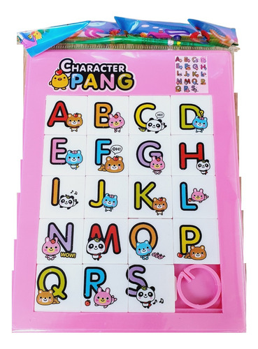 Puzzle 2d Deslizar Letras Abecedario Numeros 20 Piezas Juego