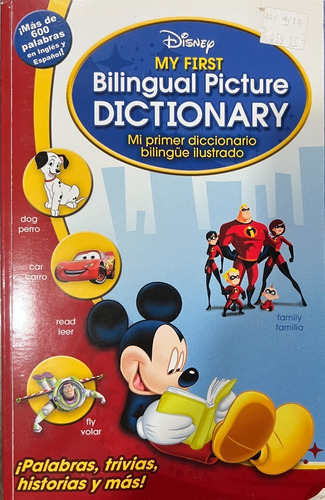 Libro My First Bilingual Picture Dictionary.