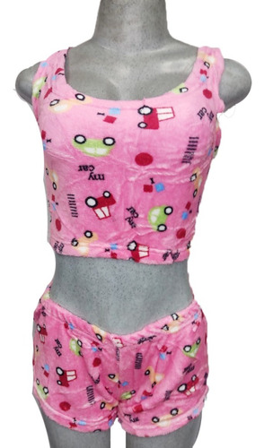 Docena De Conjunto Short  Tela Peluche Al Mayor