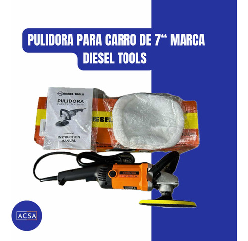 Pulidora Para Carro De 7 Marca Diesel Tools