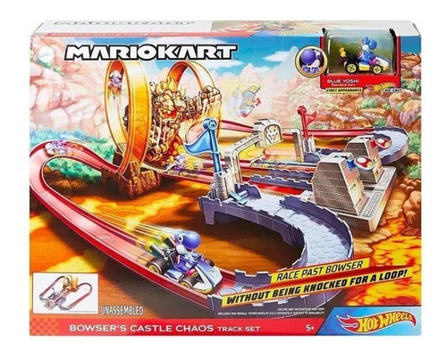 Pista Hot Wheels Mario Kart Castelo Do Caos Mattel