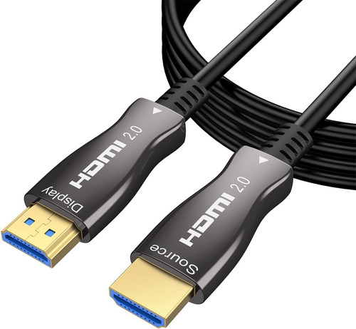 Linkfor Cable Hdmi De Fibra Óptica De 50 Pies, Cable Hdmi De