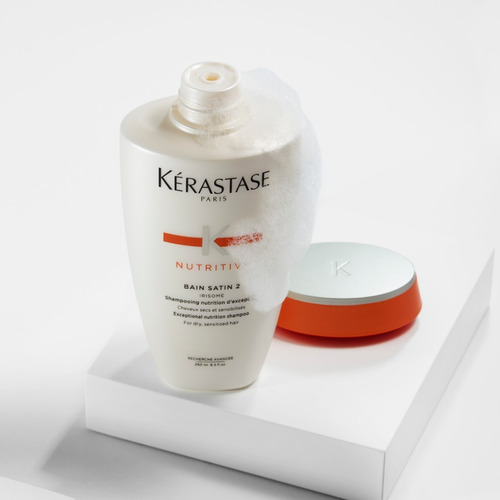 Imagen 2 de 3 de Shampoo Kérastase Nutritive Bain Satin 2 Irisome 250ml