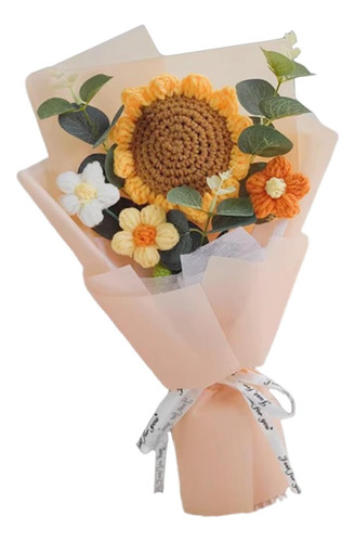 Flores De Crochet Bouquet Preservado Centropísima De Mesa