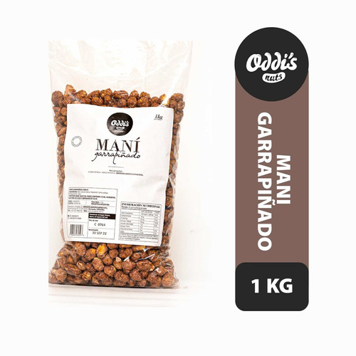 Maní Garrapiñado Oddi's Nuts X 1 Kilo